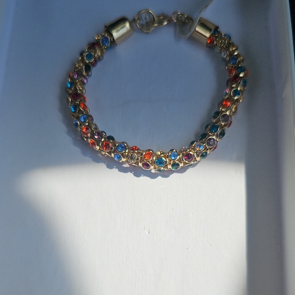 Anne Klein Vibrant Gemstone Bracelet